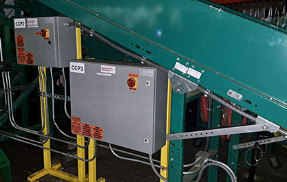 Graphic Electric Inc installed conveyor system