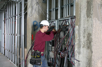 A Master Electrician Working on a Power Upgrade